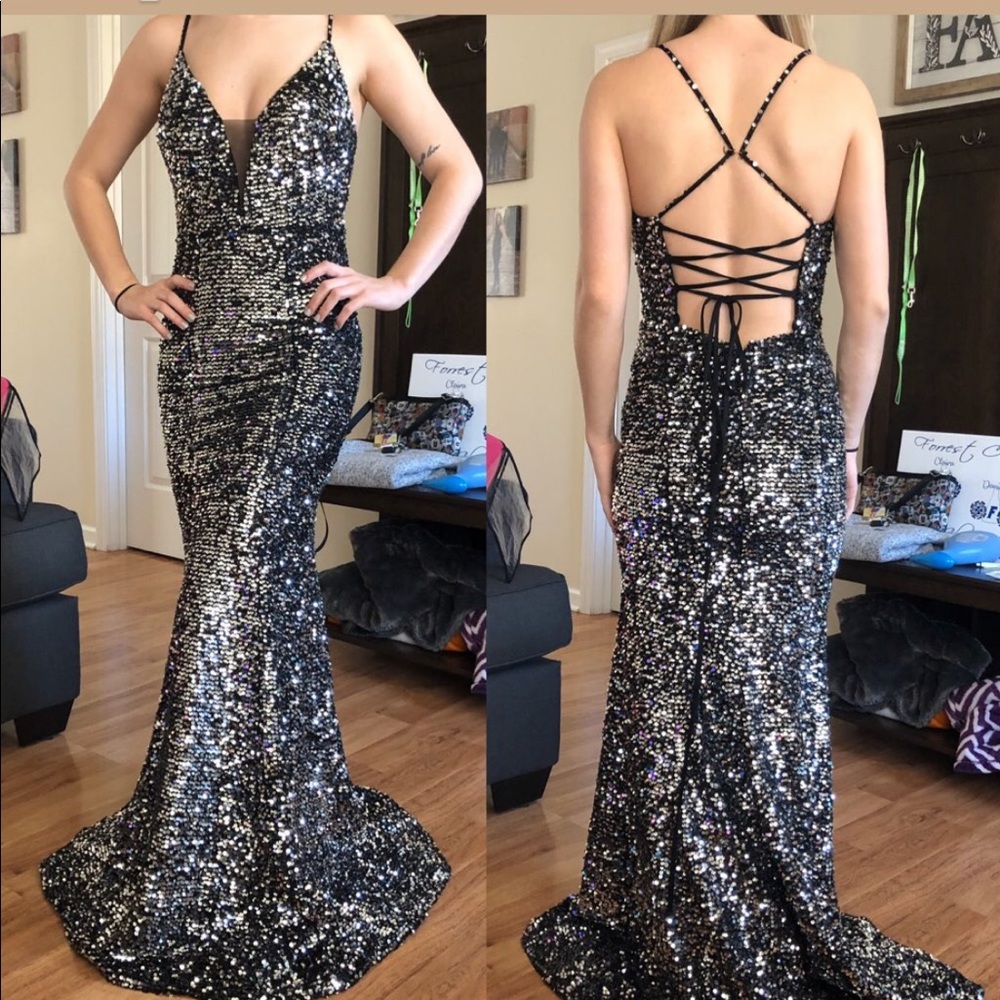Sequin prom dress